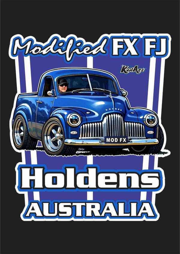 MODIFIED FX HOLDEN UTE AUSTRALIA BLUE.