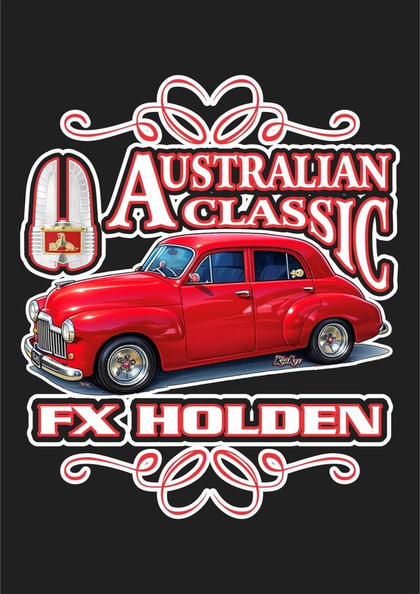 AUSTRALIAN CLASSIC FX HOLDEN SEDAN RED
