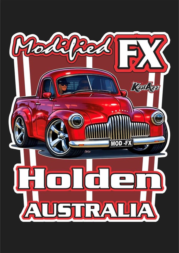 MODIFIED FX HOLDEN UTE AUSTRALIA RED