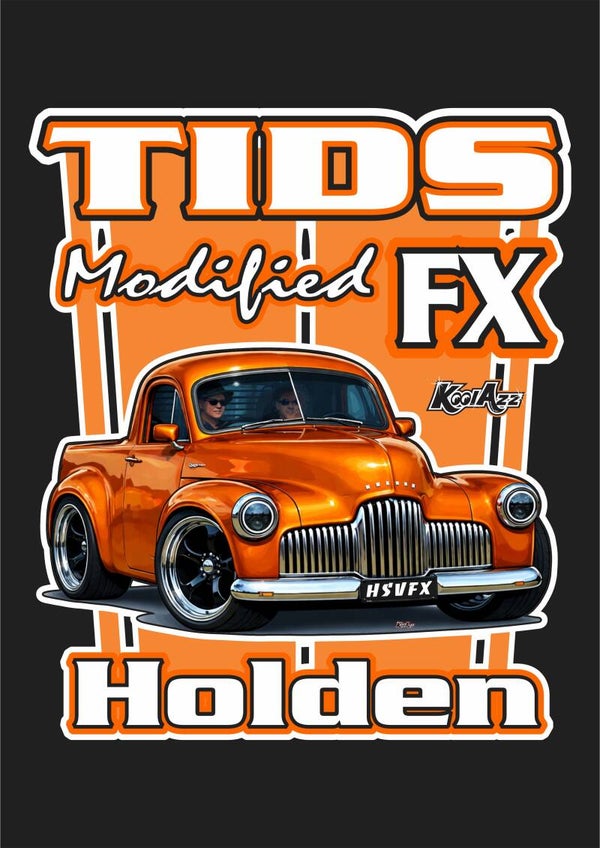 TIDS MODIFIED FX HOLDEN UTE ORANGE