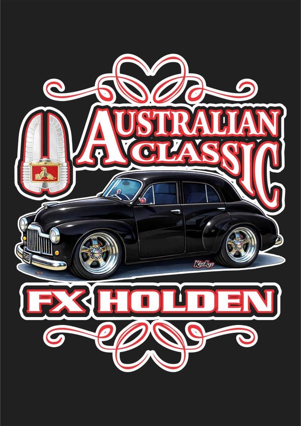 AUSTRALIAN CLASSIC FX HOLDEN SEDAN BLACK