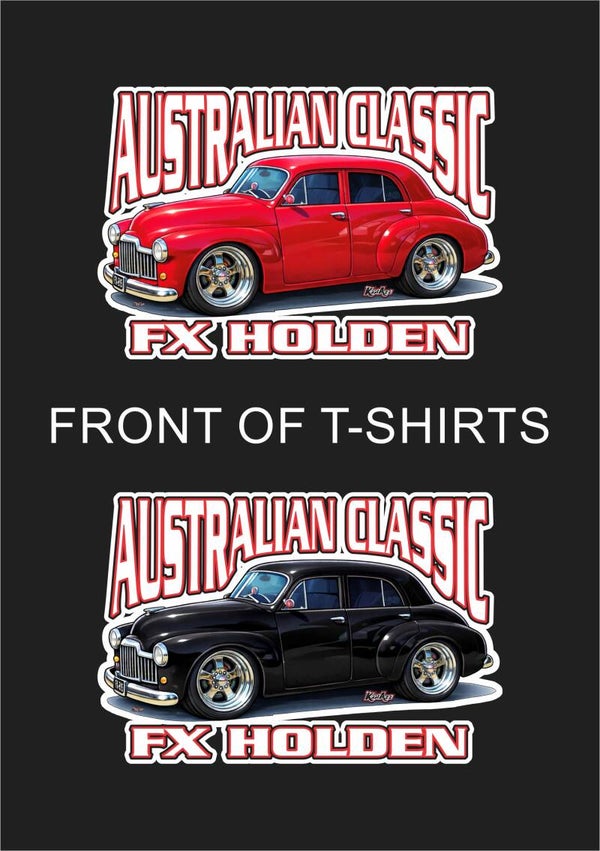 AUSTRALIAN CLASSIC FX HOLDEN RED BIG WHEELS
