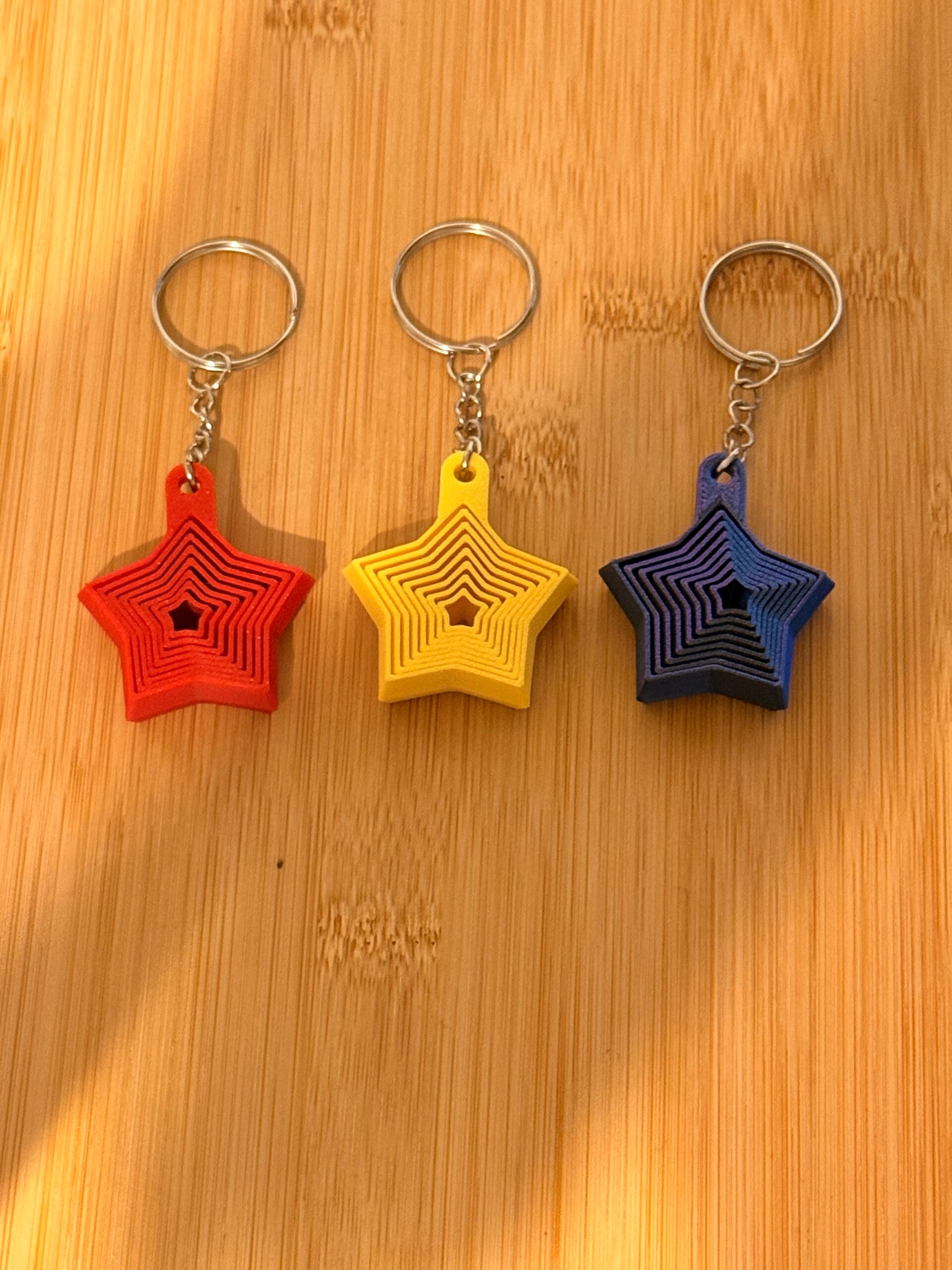 ✨ Porte-clés Étoile Anti-Stress & Fidget Articulé ✨