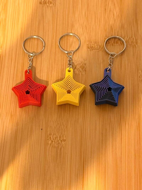 ✨ Porte-clés Étoile Anti-Stress & Fidget Articulé ✨