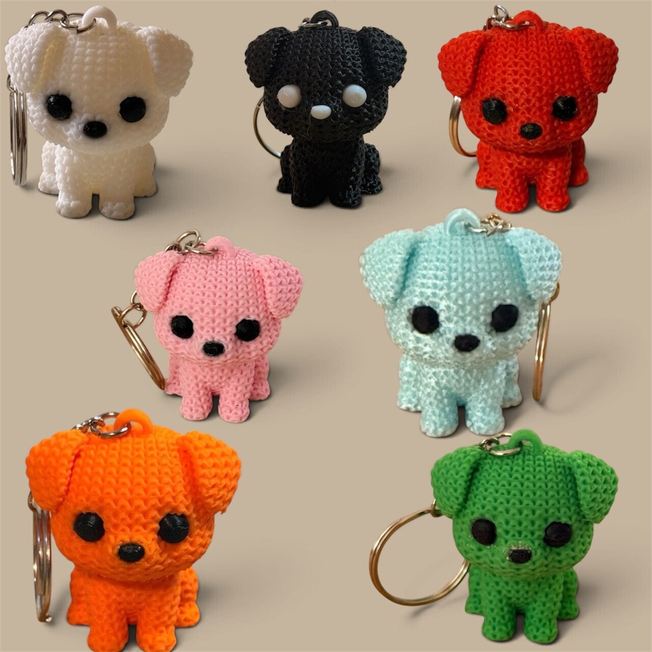 Adorables Porte-clés Petits Chiens