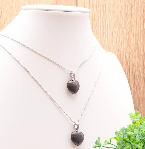 Pendentif cœur Hematite