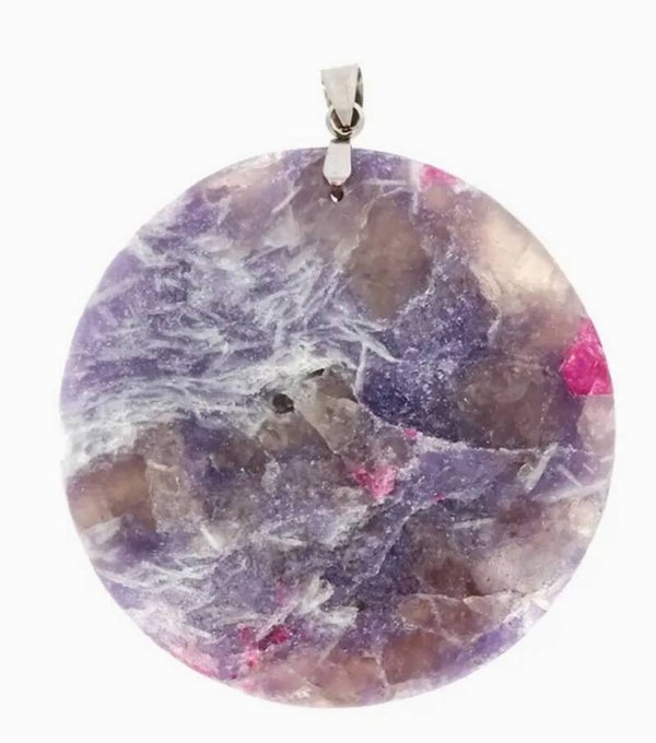 Pendentif extra Lepidolite 5,5cm