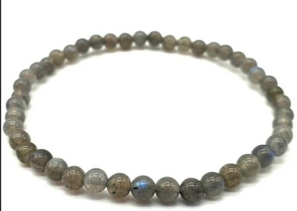 Bracelet perle 4mm Labradorite
