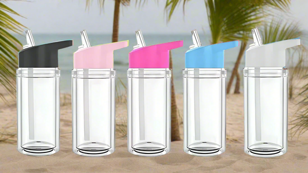 Snowglobe Water Bottles kids 10oz