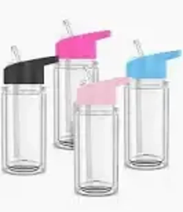 16Oz Snowglobe Water Bottles