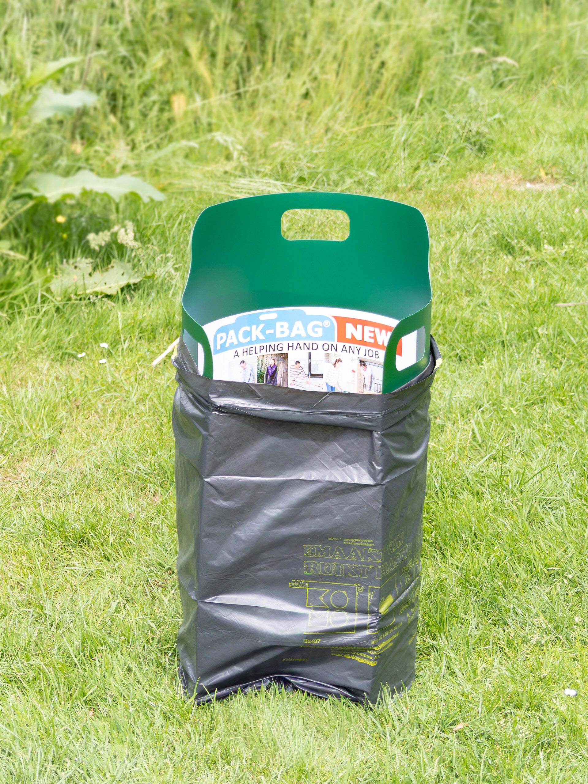 Pack-Bag Large Groen gerecycled