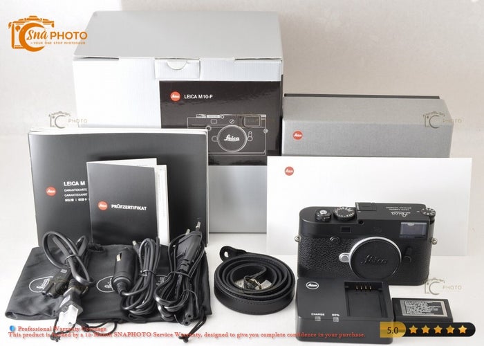 Leica M10-P Digital Rangefinder Camera Black Chrome