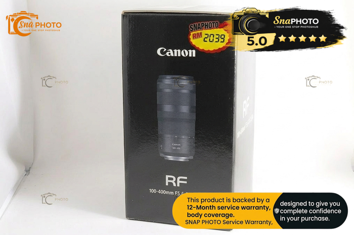 Canon RF 100-400mm f/5.6-8 IS USM Telephoto Zoom
