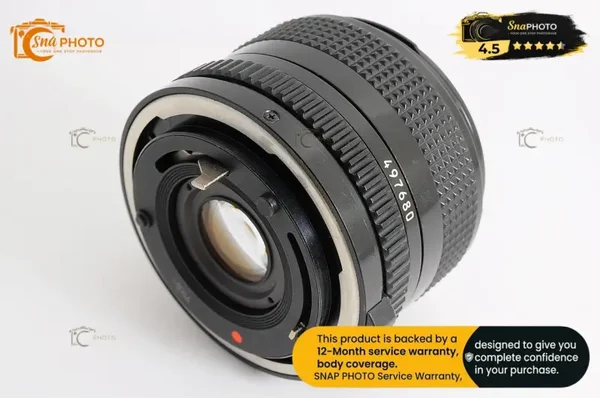 Canon New FD 28mm f2.8 Wide Angle MF Lens with Filter