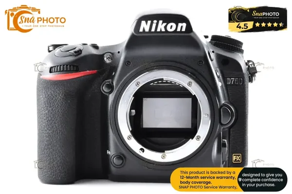 Nikon D750 24.3MP FX Digital SLR Camera Body