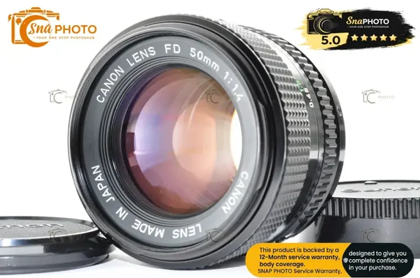 Canon New FD 50mm f/1.4 MF Standard Lens