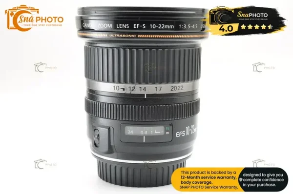 Canon EF-S 10-22mm f/3.5-4.5 USM Ultra Wide Zoom Lens