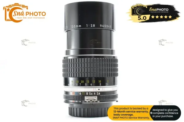Nikon Ai-S Nikkor 135mm f/2.8 Telephoto Lens