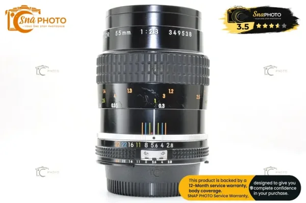 Nikon Ai-S Micro-Nikkor 55mm f/2.8 Macro Lens