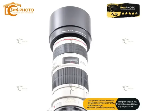 Canon EF 70-200mm f/4 L IS USM Telephoto Zoom Lens