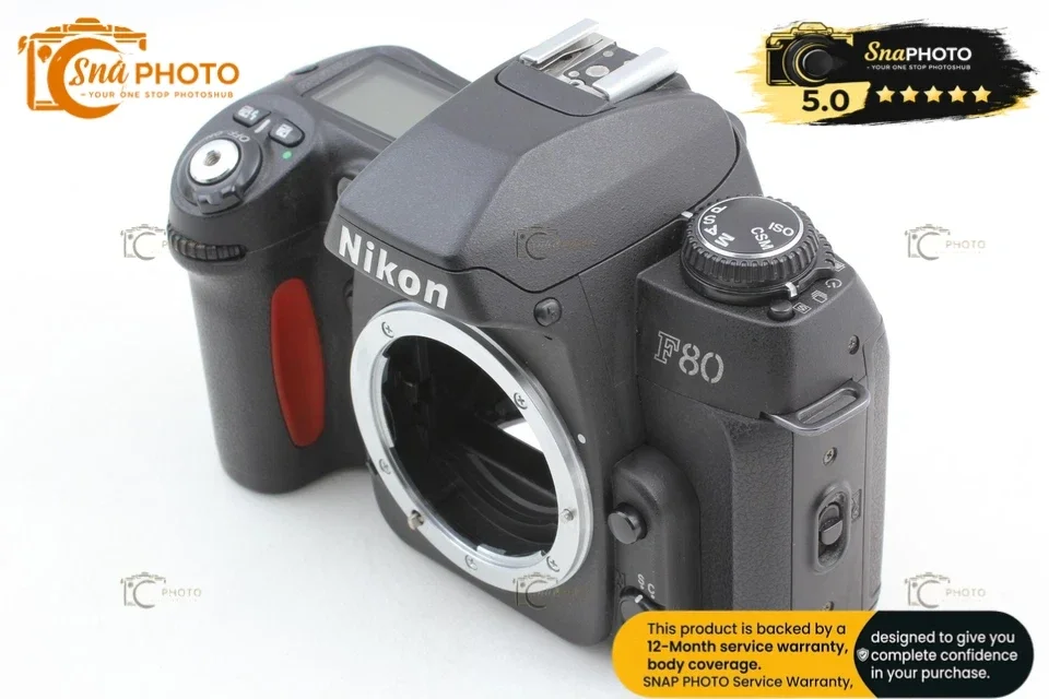 Nikon F80 D 35mm SLR Film Camera with AF 28-80mm f/3.5-5.6D Lens