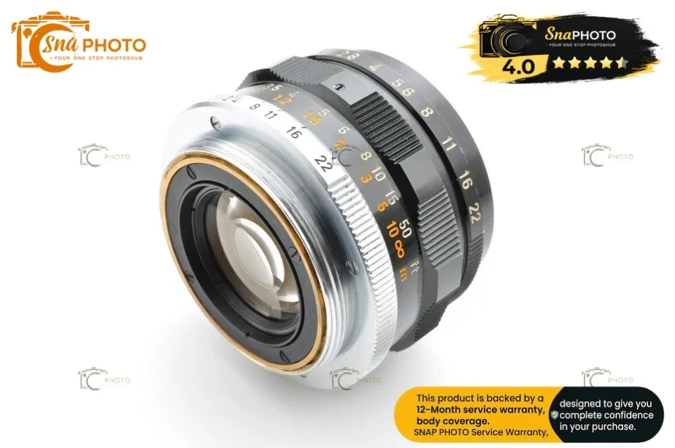 Canon 35mm f/2 LTM Leica Screw Mount Wide Angle Lens