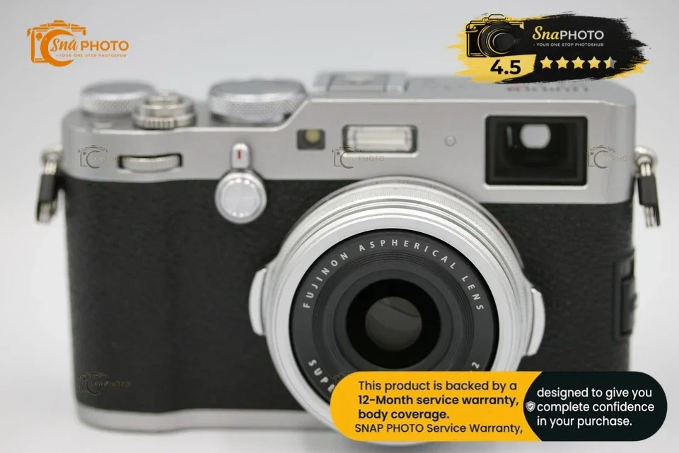 Fujifilm X100F 24.3MP Digital Camera Silver