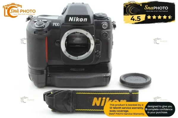 Nikon F100 35mm Film Camera Body + MB-15 Battery Grip