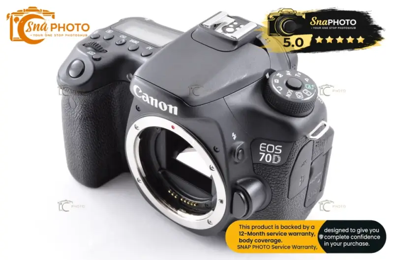 Canon EOS 70D Digital SLR Camera Body 20.2MP