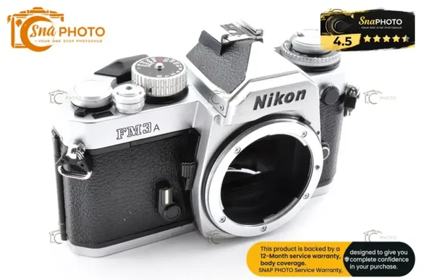 Nikon FM3A Silver 35mm Film Camera Body