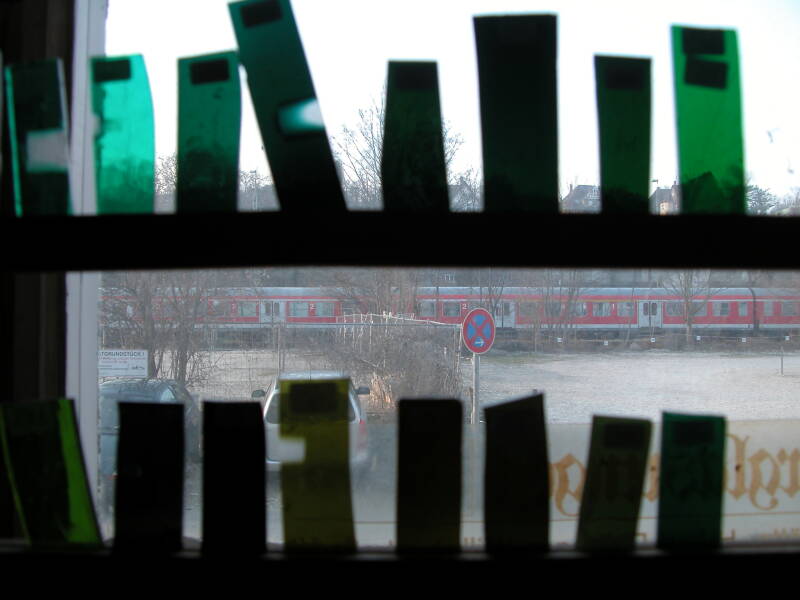 Antikglas-Farbmuster-Auswahl-Regal-7