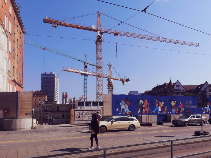 Baugeschehen am HBF München 2 