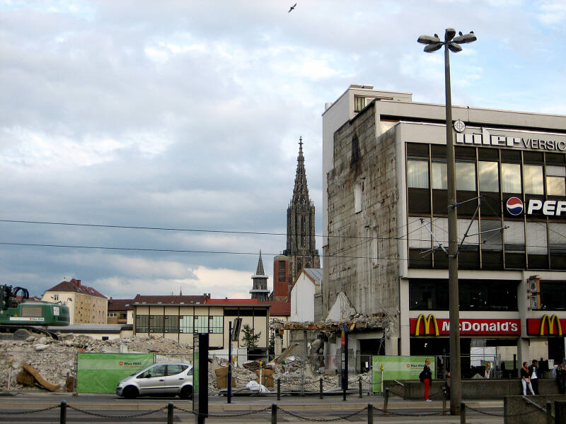 Baulücke mit Münsterblick