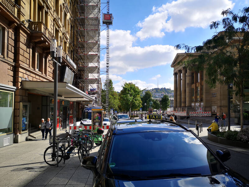 Blick zum Marquardtbau, Königsbau und Königsplatz
