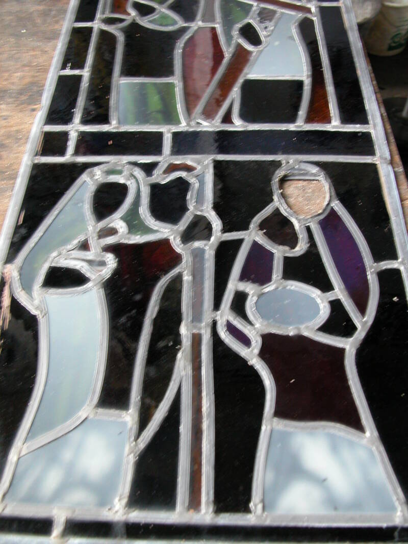 Wilhelm Geyer (1900 Stuttgart - † 1968 Ulm) Glasmaler, Restauration 2