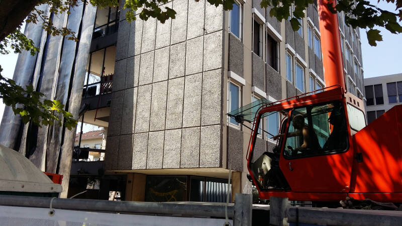 Gerichthochhaus Olgastrasse Abriss