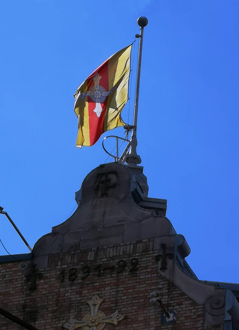 Goldenes Kreuz Fahne 1891-92