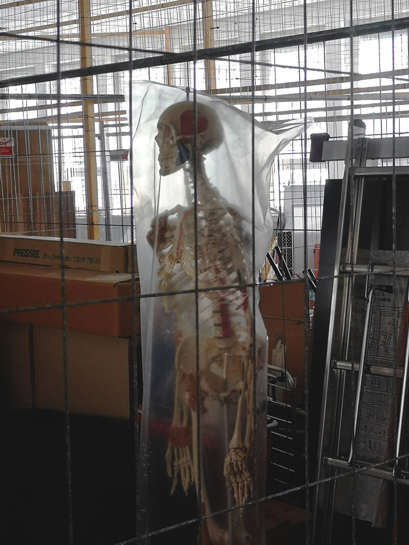 „Letzte Ausfahrt: Abstellkammer. Der Homo sapiens dankt für Ihre Aufmerksamkeit.“