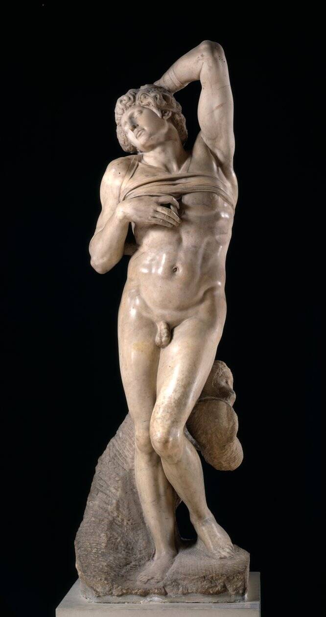 Michelangelo Buonarroti-The Dying Slave 1513-1515