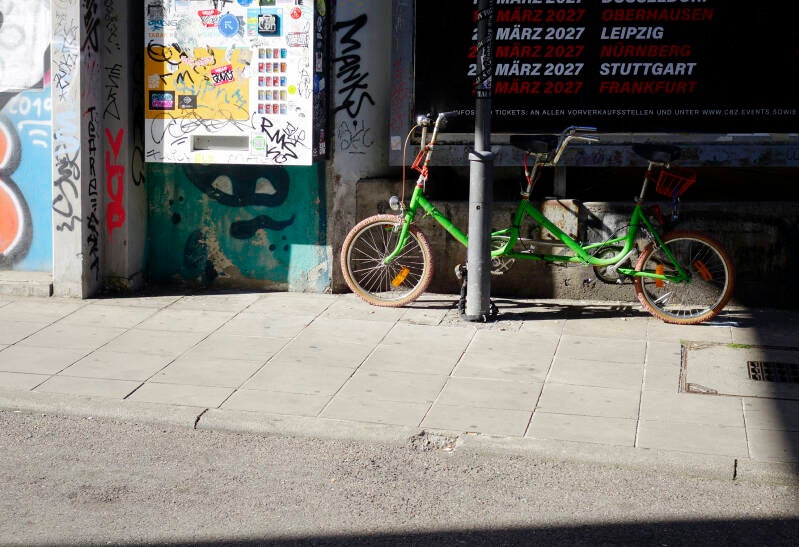 Paulinenstraße - Tandemklappfahrrad