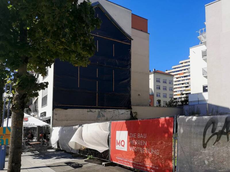 Petrusplatz Durchsicht bis zum Donaucenter