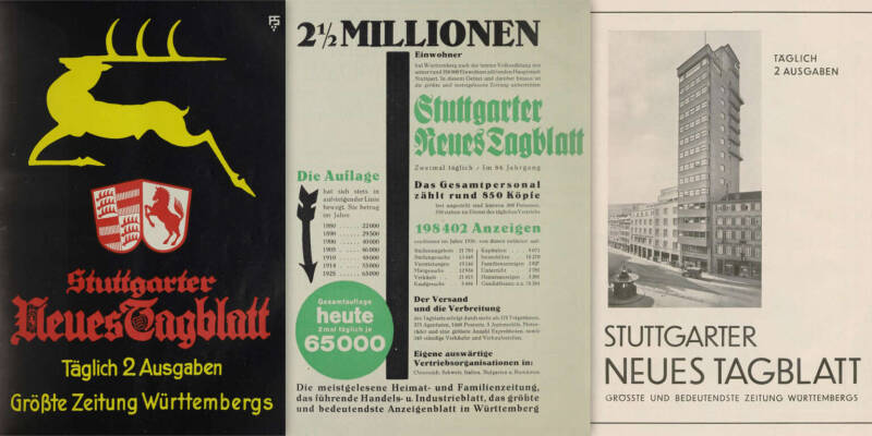 Tagblatt - Anzeigen - Fotos der 20er Jahre