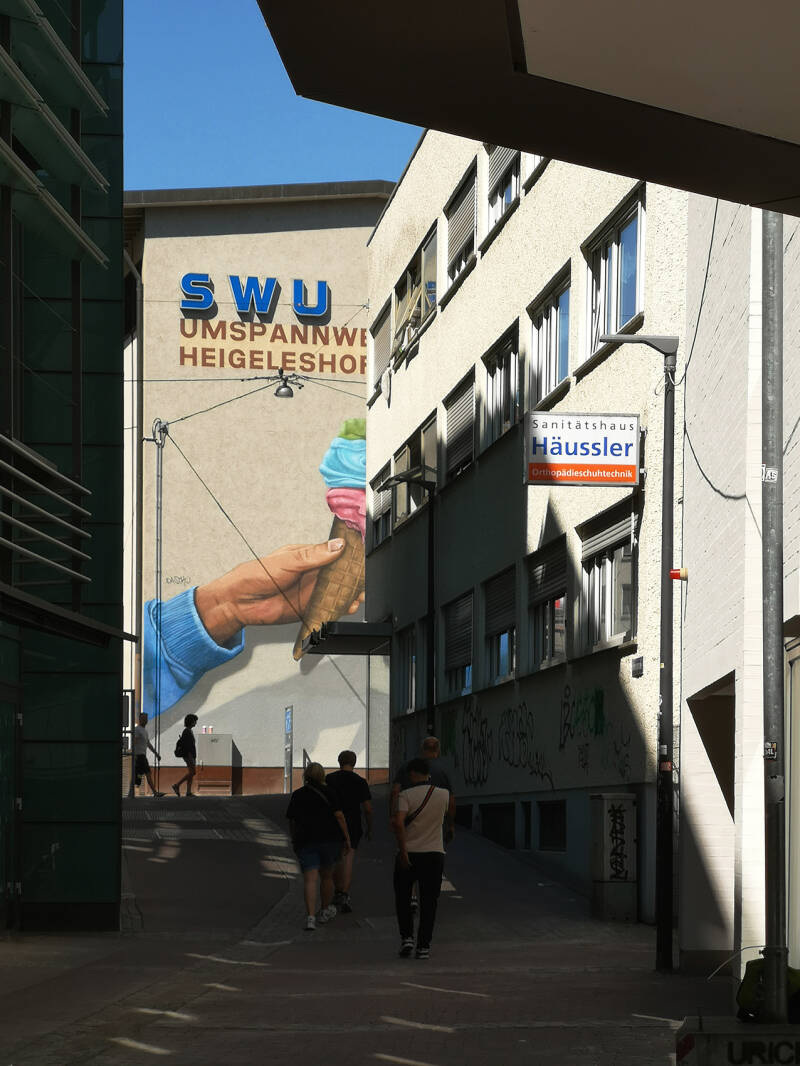 „Ice Cream – Crash of Cultures“ | SWU-Umspannwerk Heigeleshof, Ulm / I