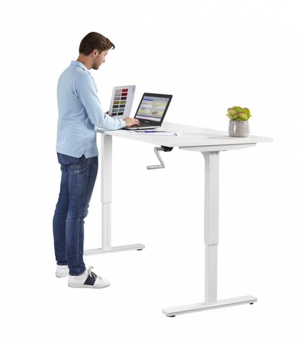 Zit/sta bureau Ergomax Flex met slinger 140x80cm