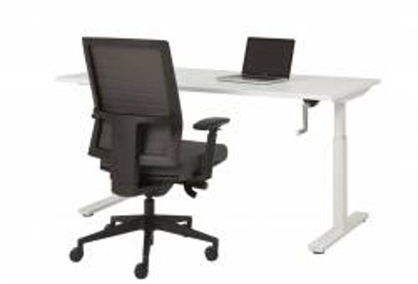 Zit/zit bureau Ergomax Basic met slinger 120x80cm