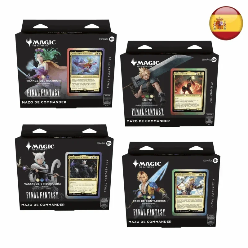 Final Fantasy - Set completo de mazos de commander (Español)