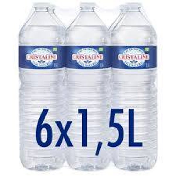 Eau de source plate CRISTALINE