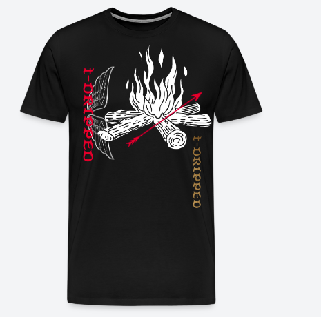FIREPLACE WINGS T-SHIRT TD