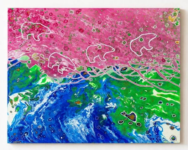 Original acrylic painting 24" x 30"