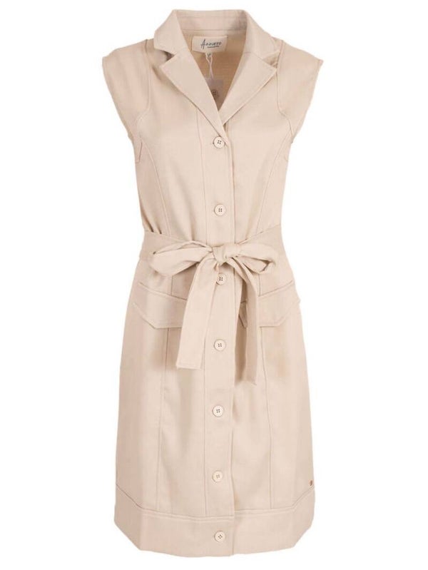 Azzurro blazerjurk beige